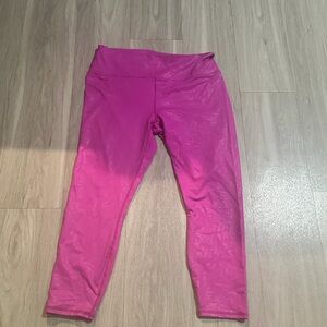 Stretch Leggings in Bright Pink